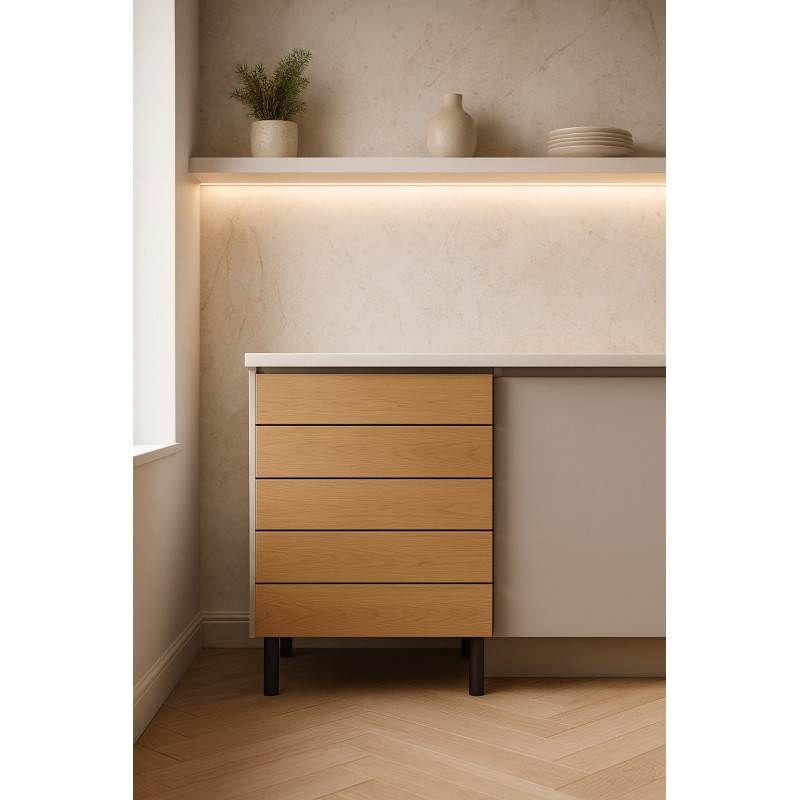 Szafka dolna z 5 szufladami