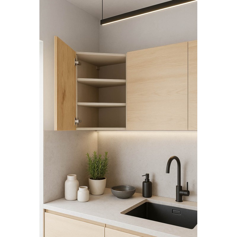 Szafka górna narożna 45° prawa