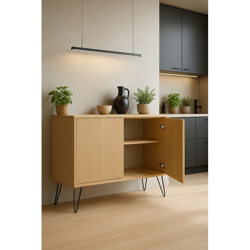 Komoda na nóżkach dwudrzwiowa