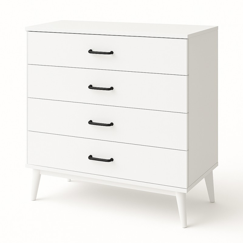 Komoda na nóżkach z szufladami