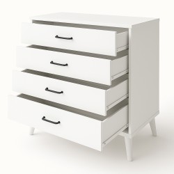 Komoda na nóżkach z szufladami