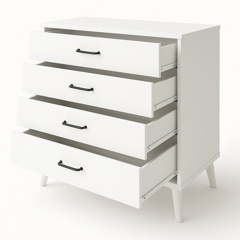 Komoda na nóżkach z szufladami