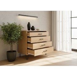 Komoda na nóżkach z szufladami