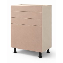 Szafka dolna z asymetrycznym podziałem szuflad (3-1)