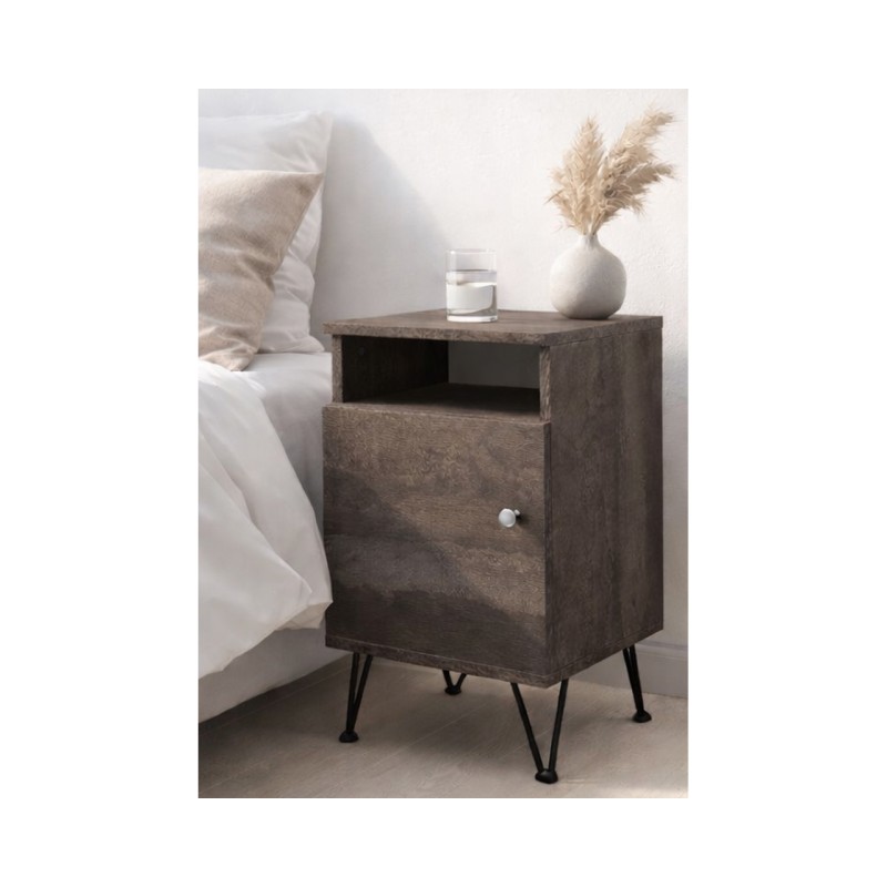 Kontenerek na nóżkach jednodrzwiowy + część otwarta