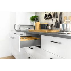 Szuflada GTV AXISPRO, H=86 mm, L=400 mm, cichy domyk, pełny wysuw, antracyt (PB-AXISPRO-KPL400A)