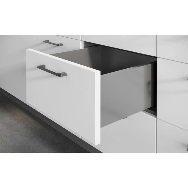 Szuflada GTV AXISPRO, H=168 mm, L=600 mm, cichy domyk, pelny wysuw, antracyt (PB-AXISPRO-KPL600C)