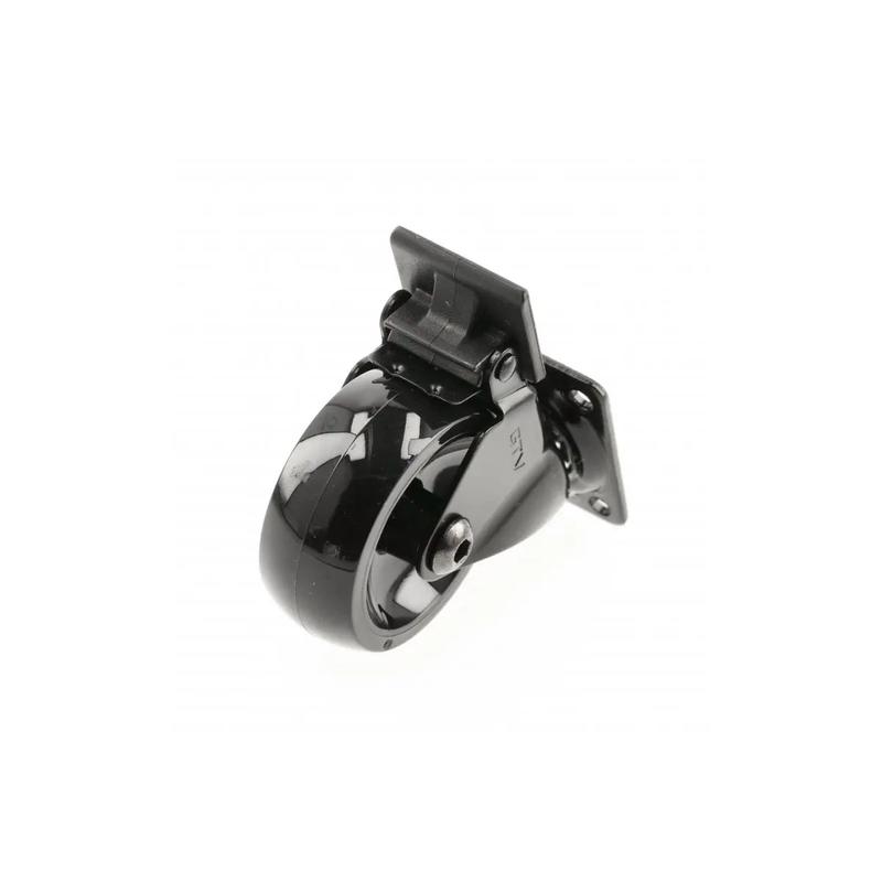Rolka meblowa GTV CALIBRO fi50 H64 z hamulcem czarna