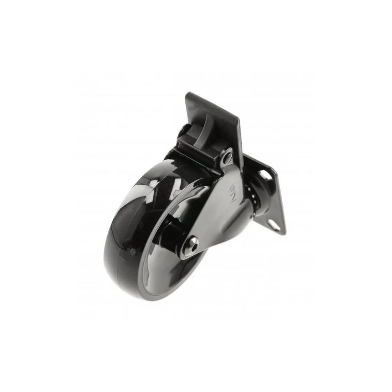 Rolka meblowa GTV CALIBRO fi75 z hamulcem H-97 czarna