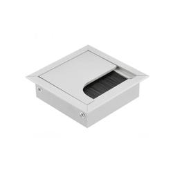 Przepust kablowy GTV Merida 80x80 mm aluminium – do biur i warsztatów