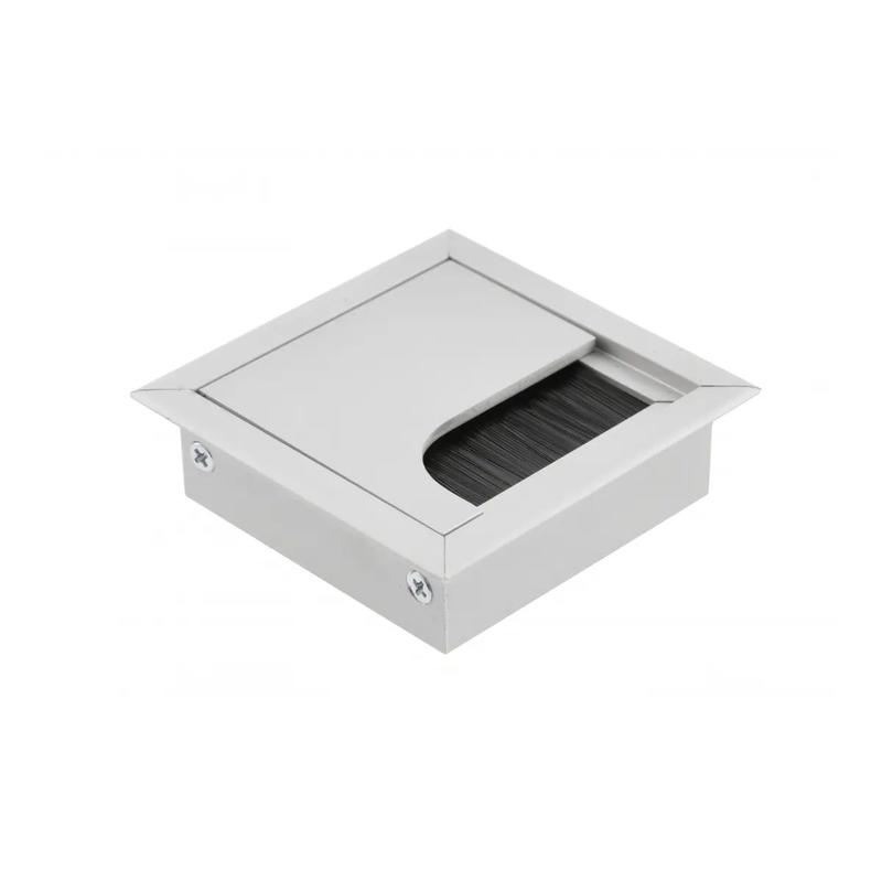 Przepust kablowy GTV Merida 80x80 mm aluminium – do biur i warsztatów
