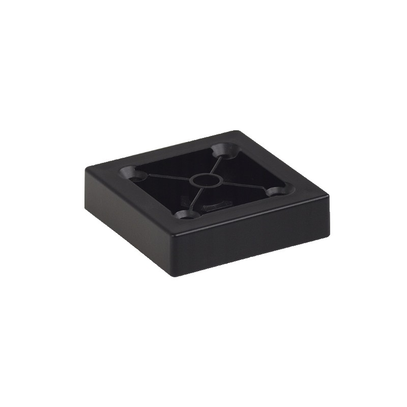 Nóżka meblowa 6K042 15mm Czarny mat