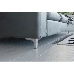 Nóżka meblowa GTV STGY 135, H=100 mm, stal, czarny mat (NM-STGY135-100-20M)
