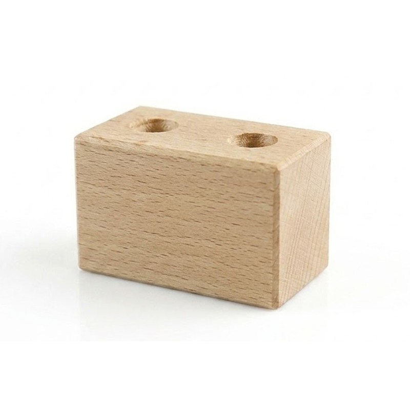 Noga drewniana prostokątna H-45
