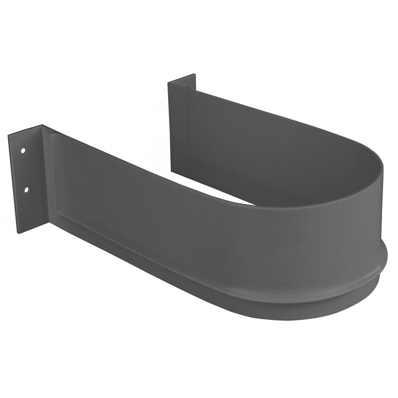 Osłona syfonu okrągła do szuflad VERTEX Emuca szaro-antracytowa