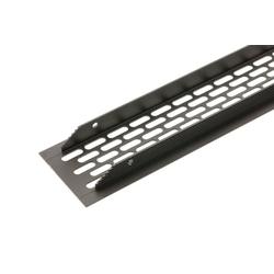 Kratka Wentylacyjna GTV 48x6cm Czarna | Przepustowość Powietrza 94cm2