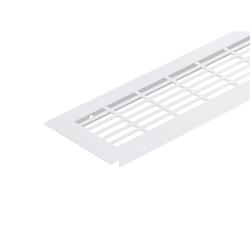 Kratka Wentylacyjna GTV 48x8cm Biała | Przepustowość Powietrza 140cm2