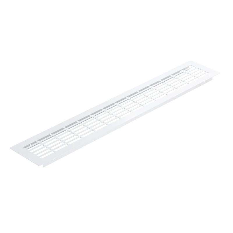 Kratka Wentylacyjna GTV 48x8cm Biała | Przepustowość Powietrza 140cm2
