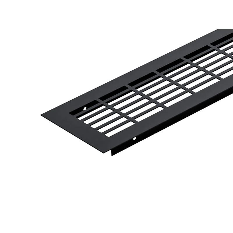 Kratka wentylacyjna KR-398 480x80 czarny mat ATM