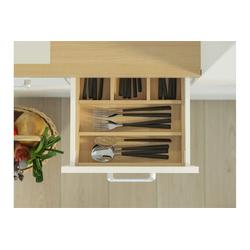 Szuflada GTV AXIS PRO 450 mm, cichy domyk, biały, pełny wysuw