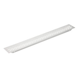 Kratka wentylacyjna H-60 mm, L-484 mm, stal szczotkowana (KK-W60800-06)