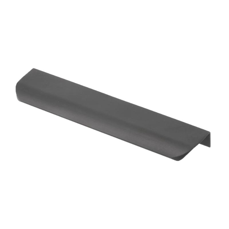 Uchwyt meblowy HEXA GTV - czarny mat, nowoczesny uchwyt 25/290mm