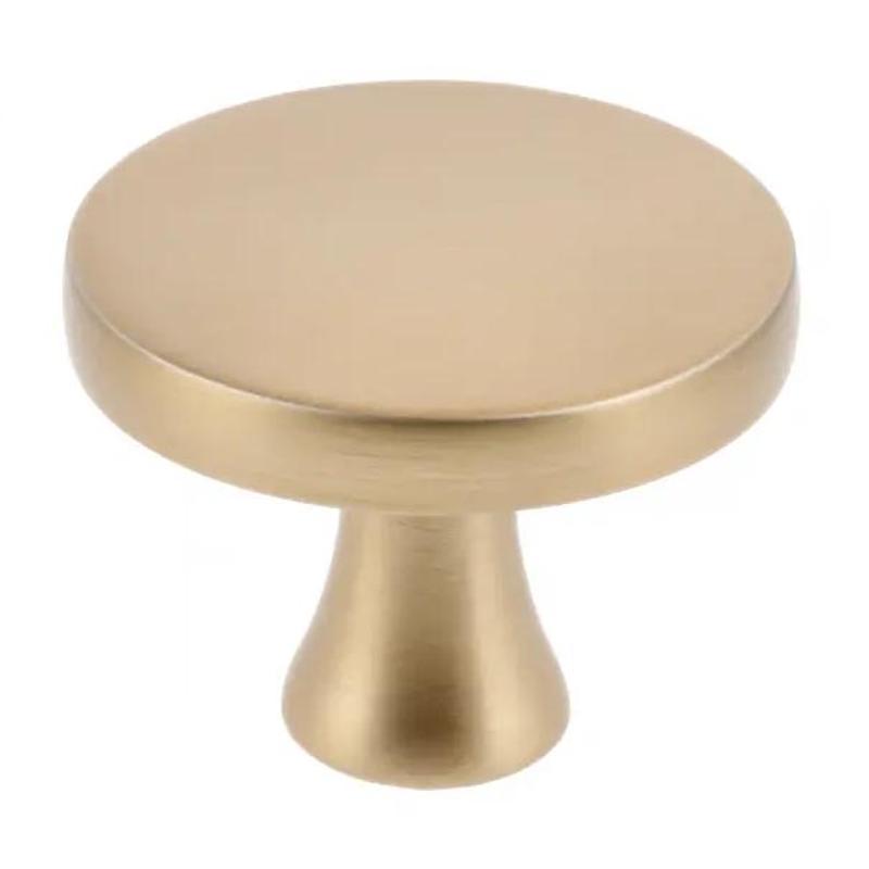 Gałka meblowa GTV DUNE 33,5 mm - złoty mosiądz, nowoczesny design