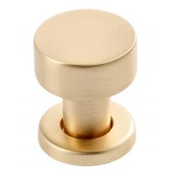Gałka meblowa RING złoto szczotkowane - klasyczny design ZnAl
