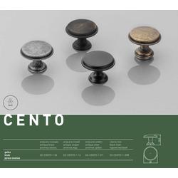 Gałka Meblowa CENTO GTV Czarny Mat - Elegancja w Stylu Retro