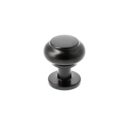 Gałka meblowa GTV STILO, ZnAl, czarny (GZ-STILO-1-20M)