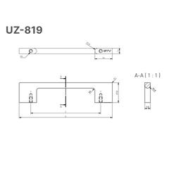 Nowoczesny Uchwyt Meblowy GTV UZ-819 Czarny - Styl i Funkcjonalność