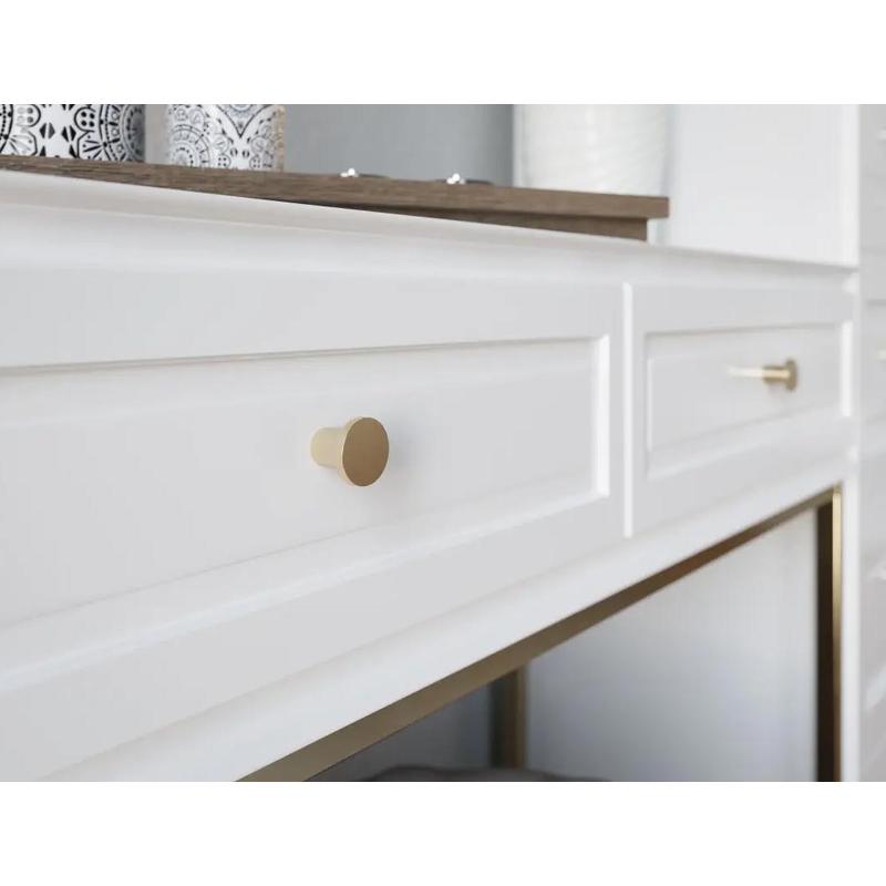 Gałka meblowa SPOT złoto szczotkowane - nowoczesny design ZnAl