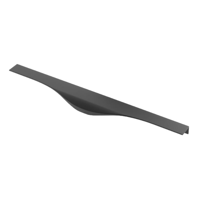 Uchwyt meblowy krawędziowy PICADO czarny mat 796mm GTV
