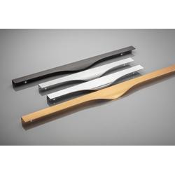 Uchwyt meblowy krawędziowy PICADO czarny mat 796mm GTV