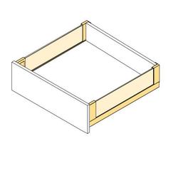 Szuflada Vertex 450mm Szara z Przeszklonymi Bokami - Idealna do Kuchni
