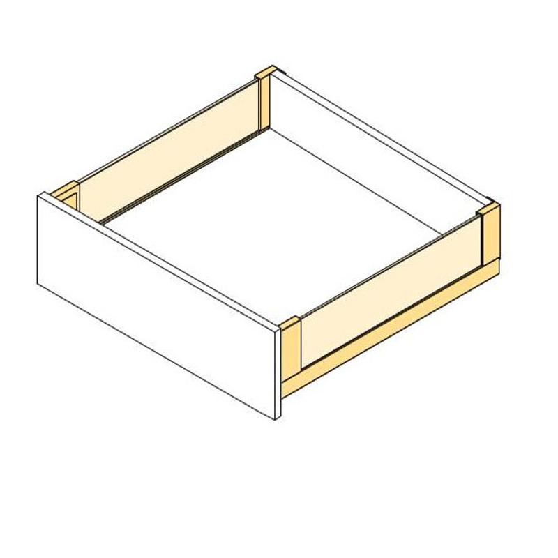 Szuflada Vertex 450mm Szara z Przeszklonymi Bokami - Idealna do Kuchni