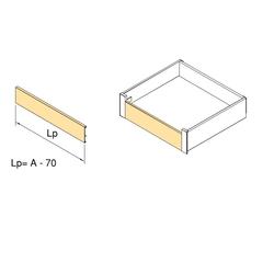 Profil Vertex 110cm Biały do Szuflady Wewnętrznej - Drewmax