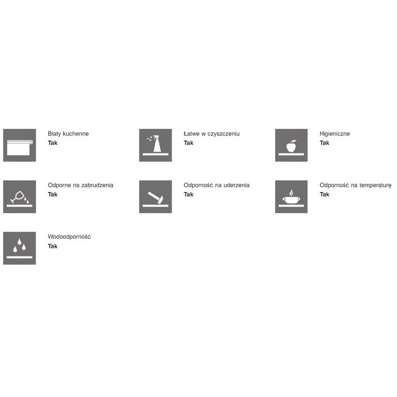 Blat Slim Line Łupek Arosa Jasny K538 PH 12mm