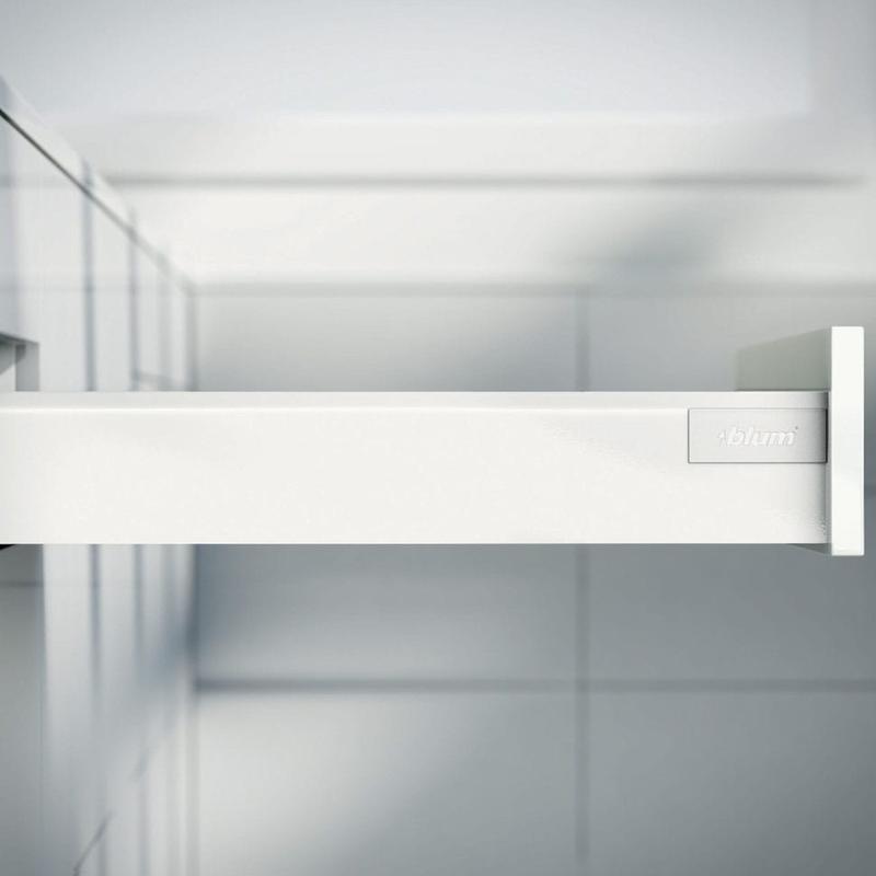 Szuflada Tandembox Antaro Blum M (niska), L-350mm, Jedwabiście biały