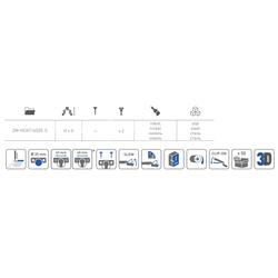 GTV zawias 165 stopni hydrauliczny z euro cichy domyk ZM-HCKT165ZE-S