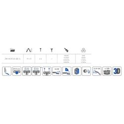 GTV zawias 45 stopni kątowy hydrauliczny ZM-HCKT45-BE-S