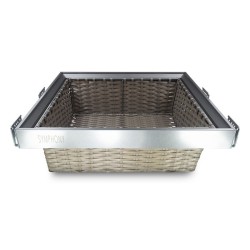 Kosz rattanowy SYMPHONY antracyt 800