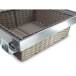 Kosz rattanowy SYMPHONY antracyt 800