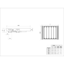 WB-662-900 P1 Wieszak na spodnie SYMPHONY
