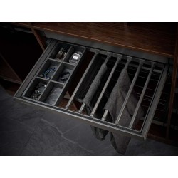 Wieszak na spodnie + organizer na ubrania SYMPHONY antracyt 800