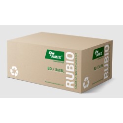 SEGREGATOR NA ŚMIECI RUBIO - 80  (3X15 L) ANTRACYT