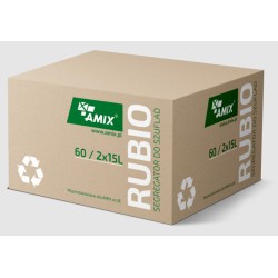 SEGRGATOR NA ŚMIECI RUBIO - 60  (2X15 L) SZARY