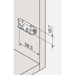 PROWADNIK STALOWY PROSTY 0 mm 175H3100