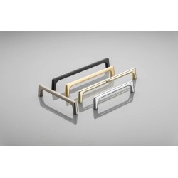 GTV uchwyt meblowy OCTAVIO czarny 160/171mm