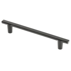Uchwyt meblowy GTV RAY 128/168mm ZnAl czarny mat